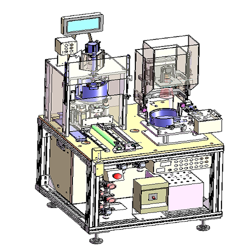 Valve press in and assembly inspection machine